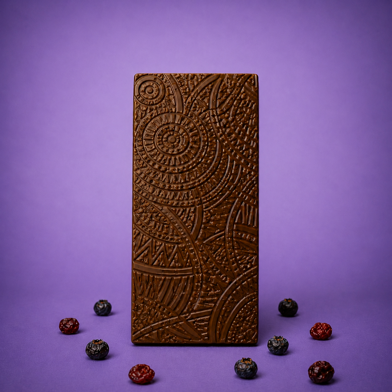 Exotic Berries Milk Chocolate Bar
