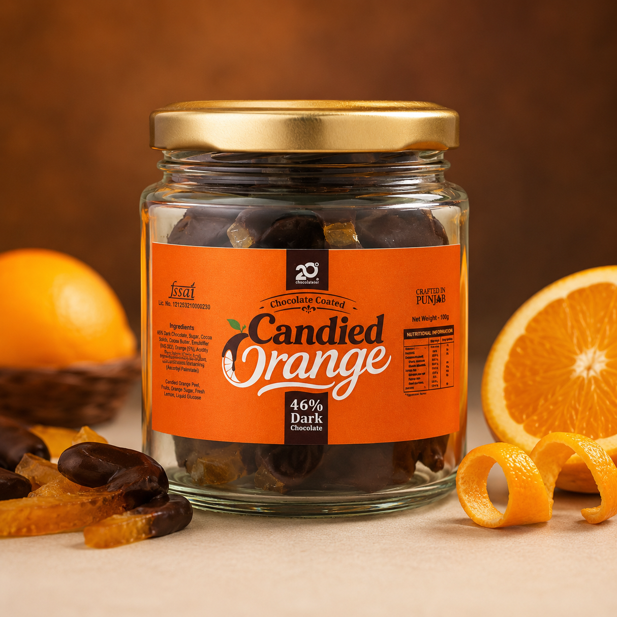 Chocolate Coated Candied Orange