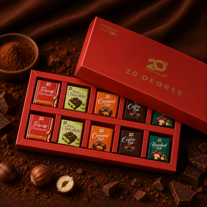 Box of 10 Chocolates/Center filled/Assorted