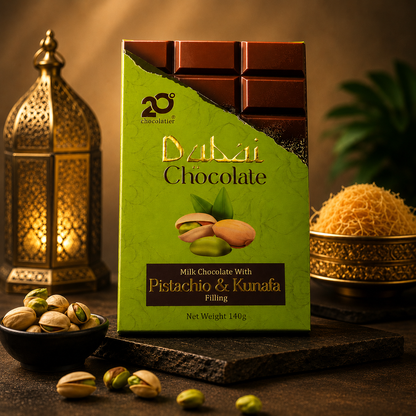 Pistachio & Kunafa Bar - 140g