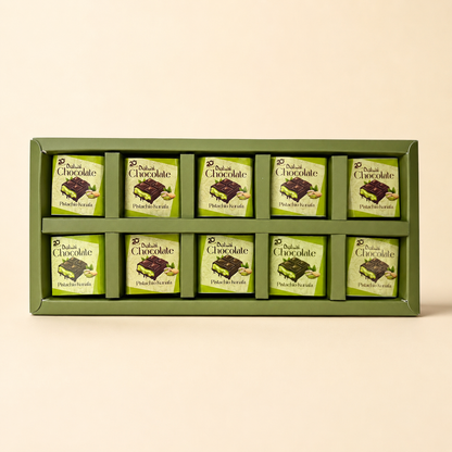 Box of 10 Chococolates/Pista Kunafa