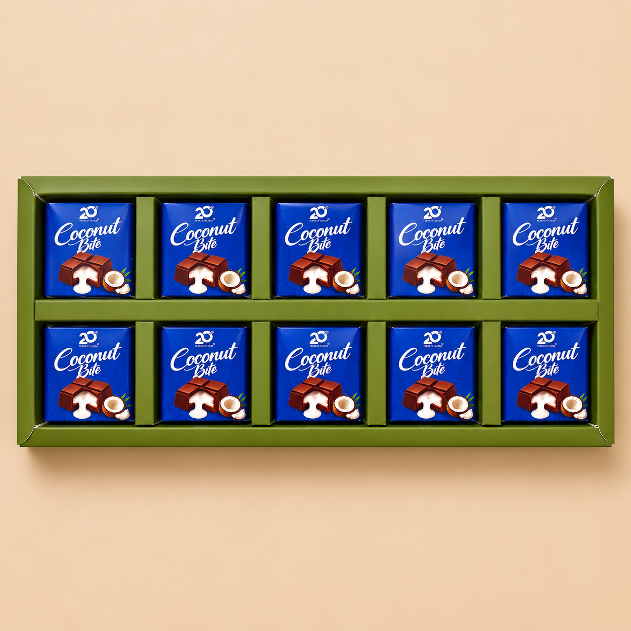 Box of 10 Chocolates/ Coconut