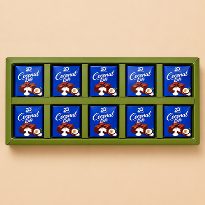 Box of 10 Chocolates/ Coconut